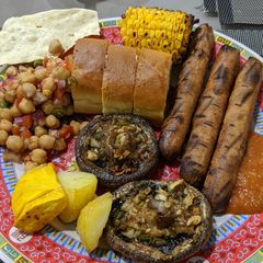 A picture of Vegetarian BBQ.