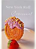 New York Roll Croissant with Strawberry Glaze🍓