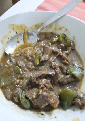 Foto resep Sapi Lada Hitam Bamboo