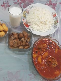 عکسی از دستور خورشت قیمه