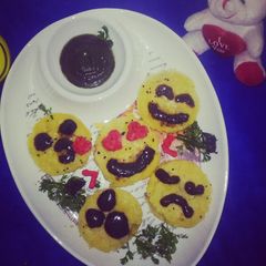 A picture of Aloo Sandwich Dhokla.