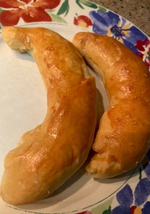 Una foto de Cachitos de jamón - Pan venezolano
