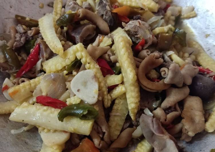 Resep Oseng Janggel Rempelo Ati yang mudah