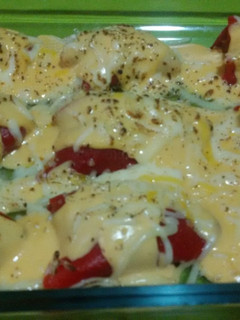 Una foto de Pimientos del piquillo rellenos de atún con thermomix