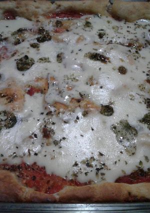 Una foto de Pizza sin gluten, apto celíacos