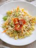 Salad kentang telur wijen sangrai