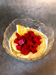 Hình của món Eatclean/ Pudding Bơ, Hạt Chia, và Thanh Long Đỏ- Pudding Avocado 🥑, Chia Seed and Red Dragon Fruit.