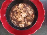 Oseng jamur kancing Kecap