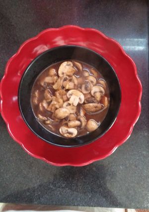 Foto resep Oseng jamur kancing Kecap