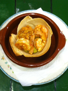 Una foto de Canastitas de camarones