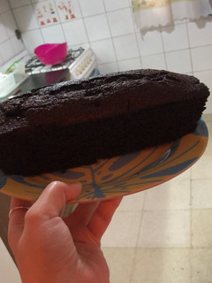 Una foto de Budín de harina integral, algarroba y cacao 🍫