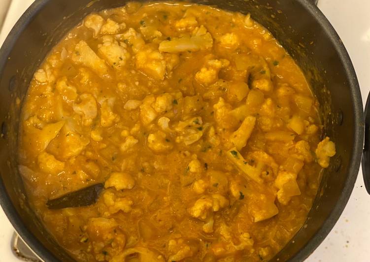 Easiest Way to Make Favorite Aloo gobi curry
