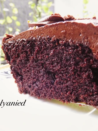 Cara Gampang Membikin Resep  Chocolate cake ultah (no mixer no egg no ribet) yang Lezat, Bikin Ketagihan