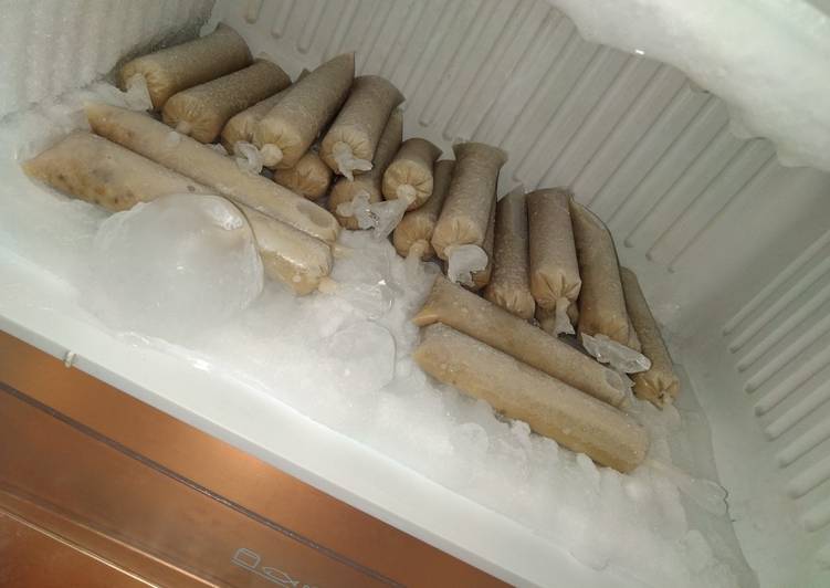 Bagaimana Menyiapkan Es mambo kacang ijo yang Lezat