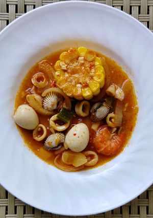 Foto resep Seafood Saus Padang