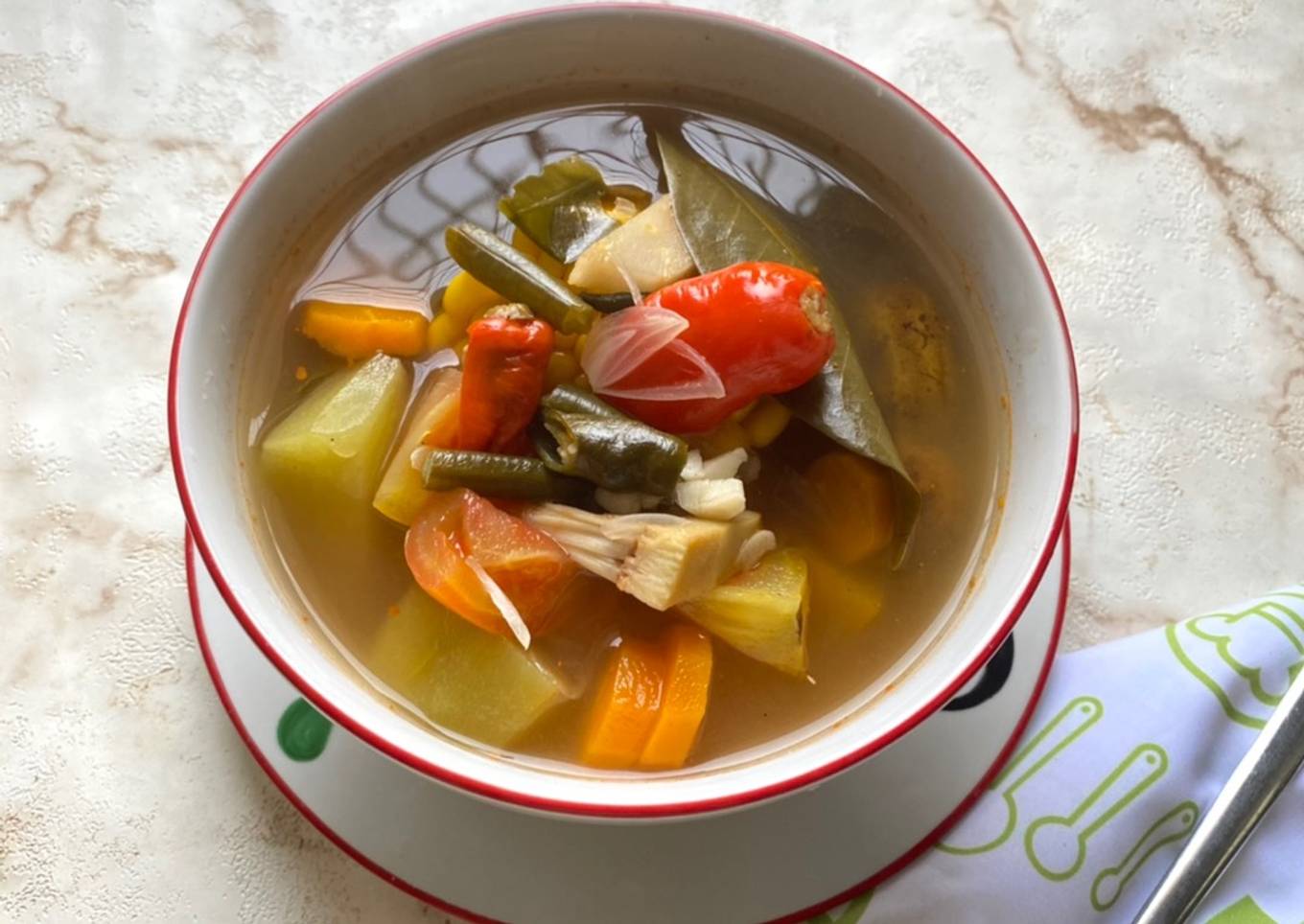 Resep 32. Sayur Asem Solo Bumbu Iris, Enak