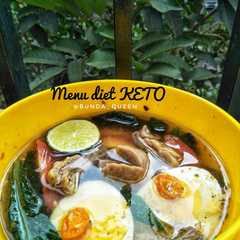 A picture of Telur Keto Kuah Instan.