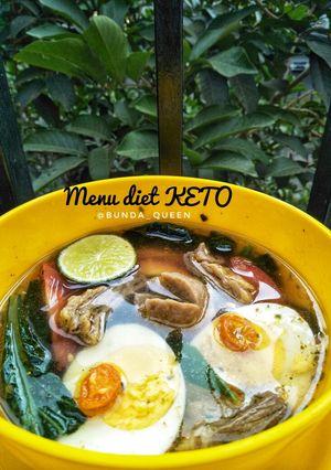 Foto resep Telur Keto Kuah Instan