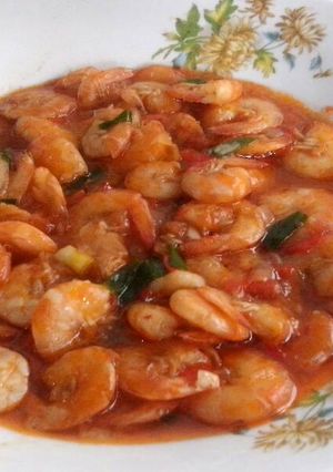 Foto resep Udang pedas manis