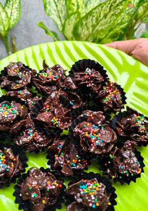 Foto resep Kue lebaran (Corn Flakes Choco)