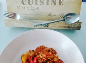 Une photo de Calamar à la basquaise