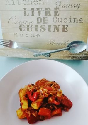 Une photo de Calamar à la basquaise