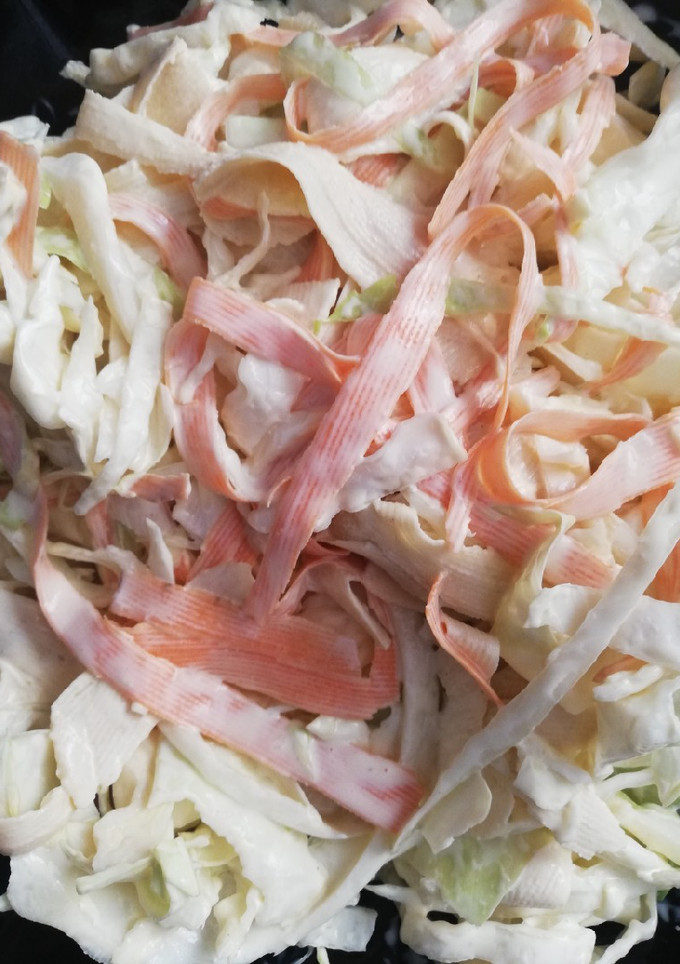 Una foto de Coleslaw, la ensalada americana