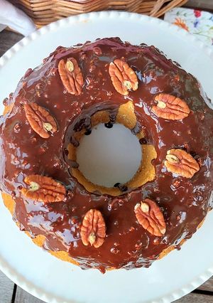 Zdjęcie przepisu Babka orzechowa.