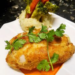 A picture of Chicken Cordon Bleu #Ramadankitayari #FastFoodcompetition.