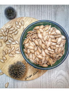 عکسی از دستور تخمه کدو بو داده