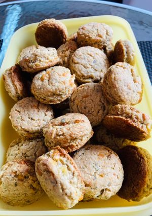 Una foto de Scones de queso rallado y orégano