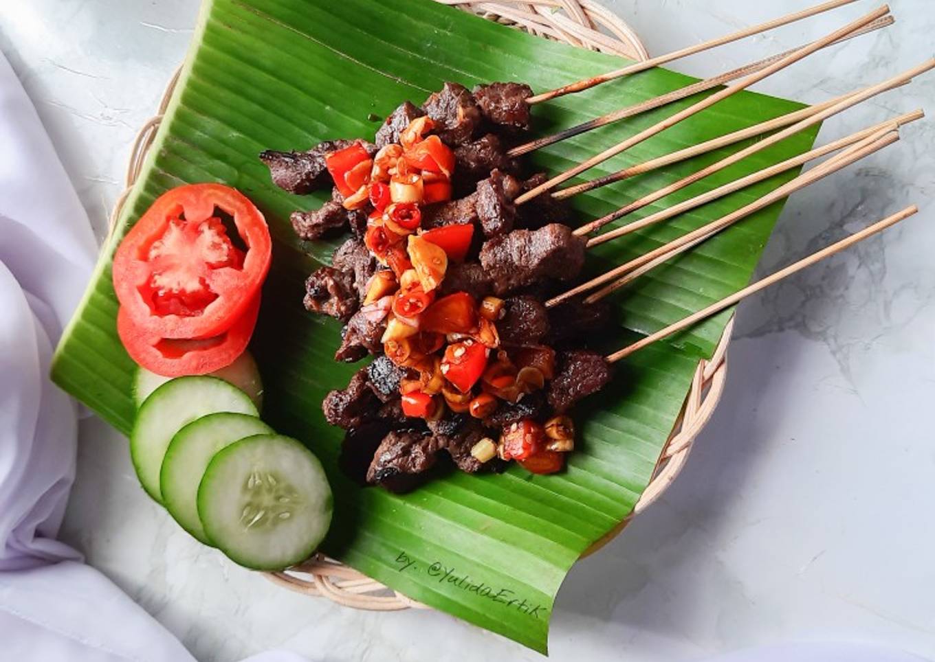 Sate Maranggi (daging sapi)