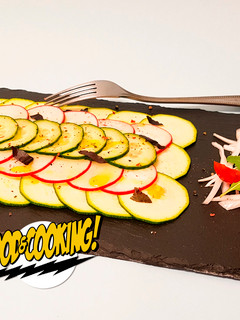 Una foto de Carpaccio Tricolore