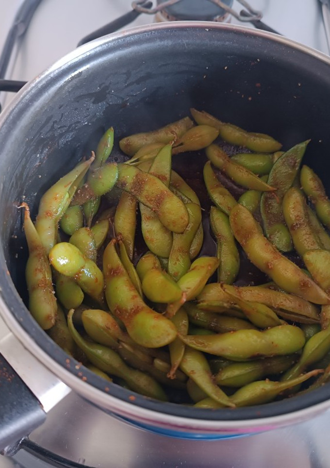 Una foto de Edamame