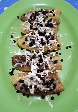 Foto resep Pisang bakar choco-chiz