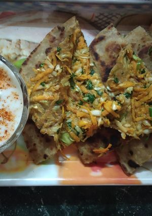 A picture of Healthy stuffed paratha.