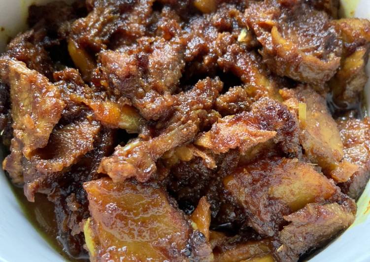 Recipe of Award-winning Hati, limpa, peparu goreng berlada