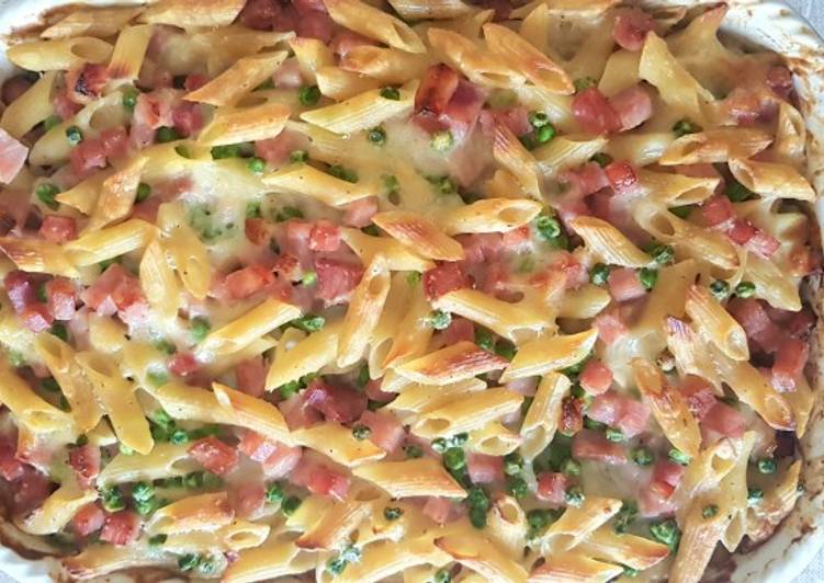 Pasticcio Di Penne Prosciutto Cotto E Piselli La Ricetta Classica Della Nonna