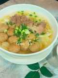 Phở nạm bò viên siêu dễ bằng nồi cơm điện