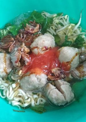 Foto resep Simple kuah bakso