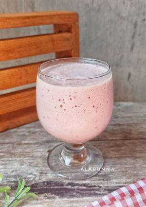 Foto resep Smoothie Pisang Raspberry