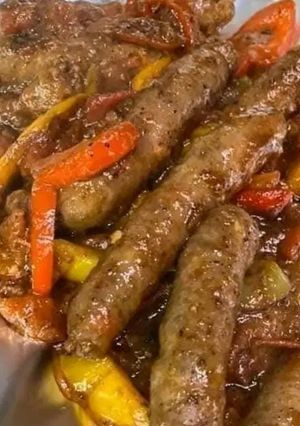 صورة لوصفة ورقة سجق في الفرن