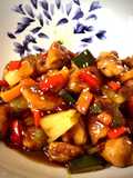 Pollo agridulce