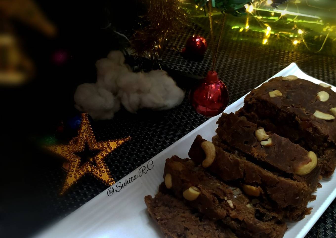 "Christmas special eggless Plum Cake"