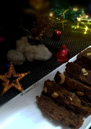 A picture of "Christmas special eggless Plum Cake".