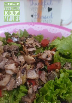 Foto resep Salad pake Suwir Ikan Tongkol Daun Seledri
