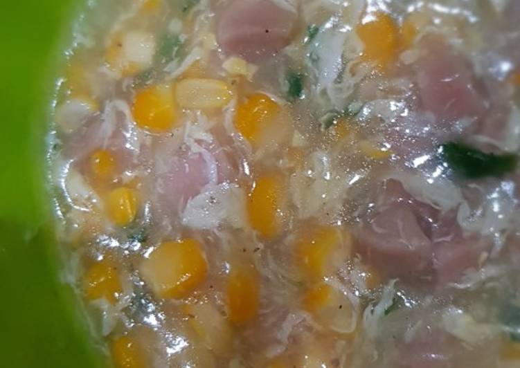 Cara membuat Creamy Corn Soup (sup jagung) Sederhana dan Mudah Dibuat