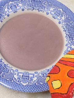 Una foto de Crema de lombarda en olla a presión