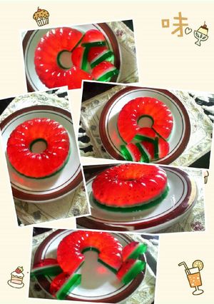 Foto resep Puding 'Semangka'