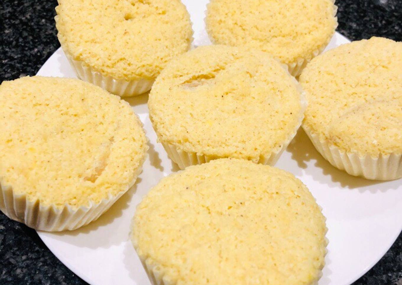 Soy pulp (okara) steamed cake